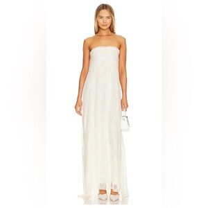 WeWoreWhat White Lace Maxi Dress